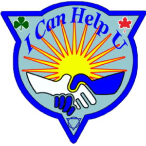 I Can Help U logo with a handshake, symbolizing support and personal growth in coaching services.